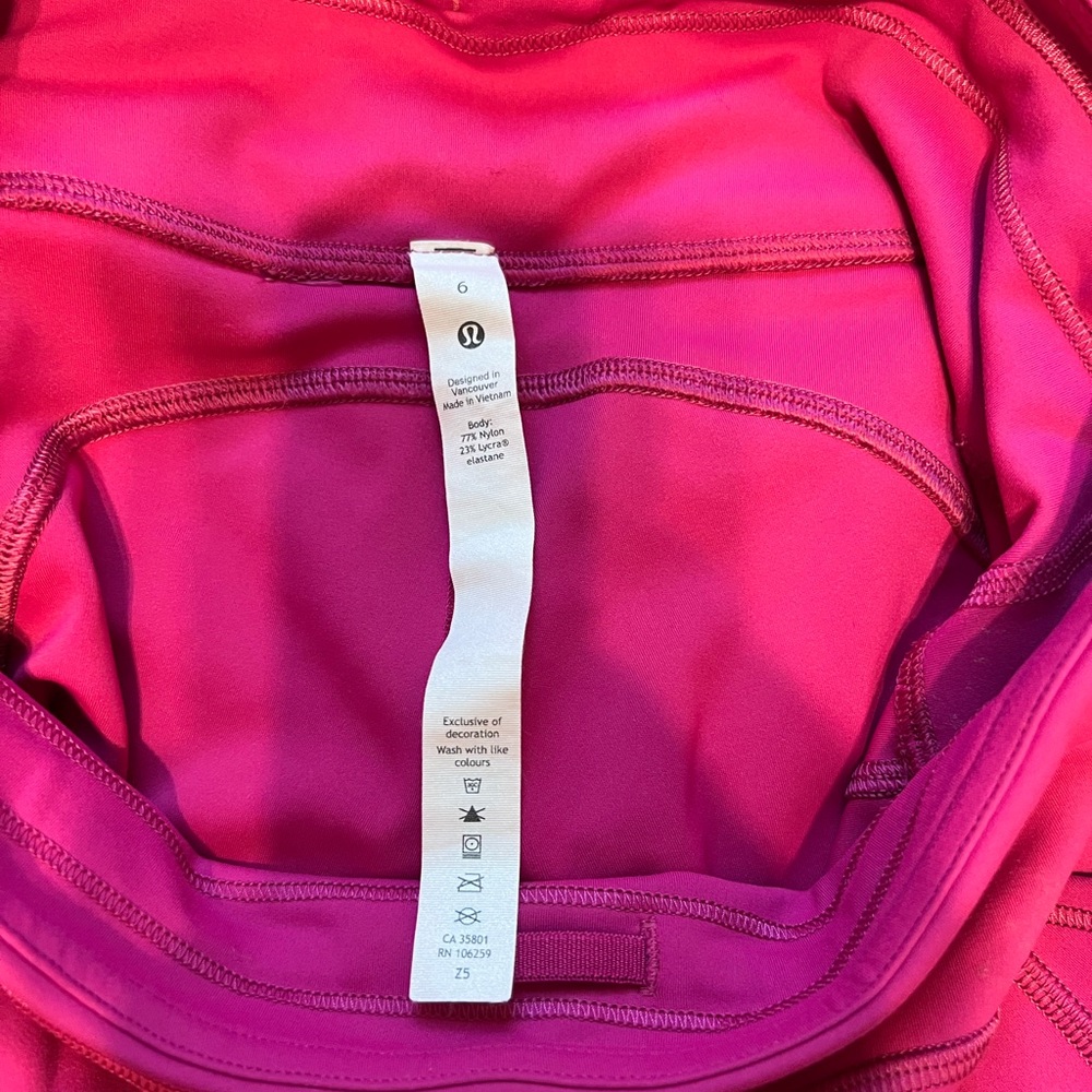LuLuLemon Wunder Train Size 6 7/8